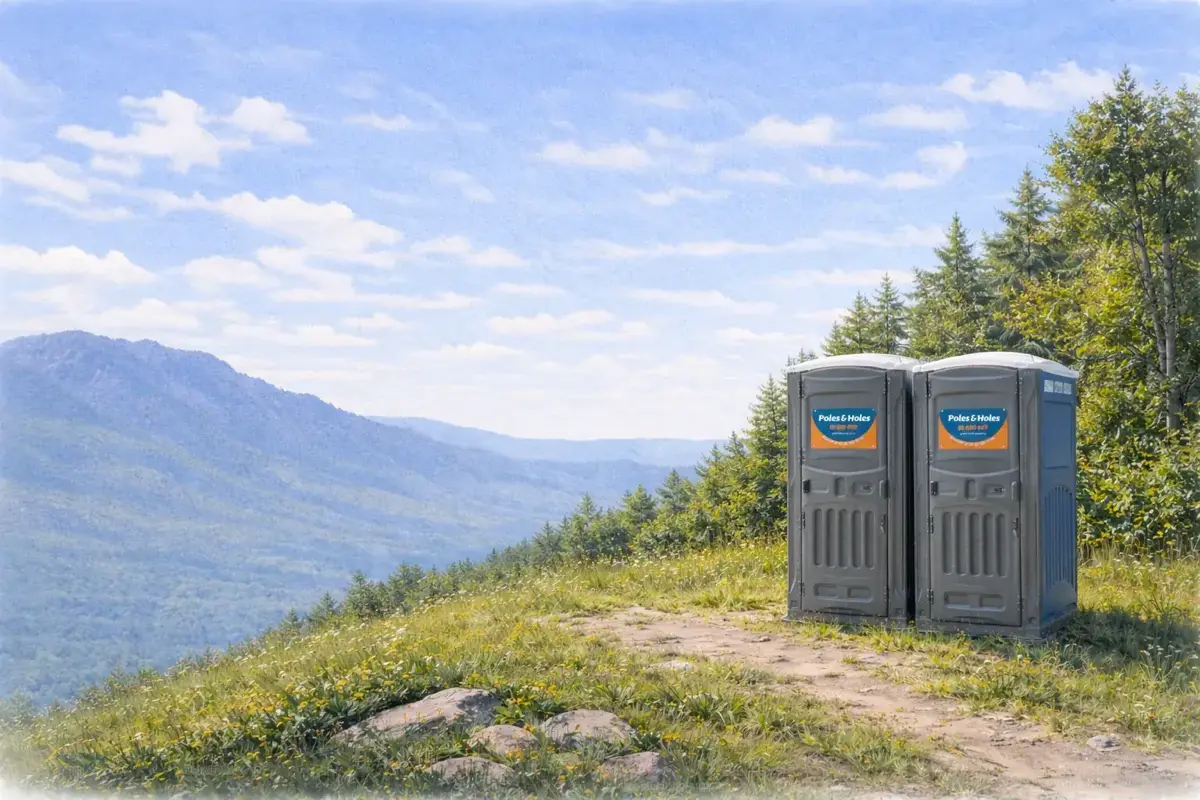 Portable toilet hire for construction and events